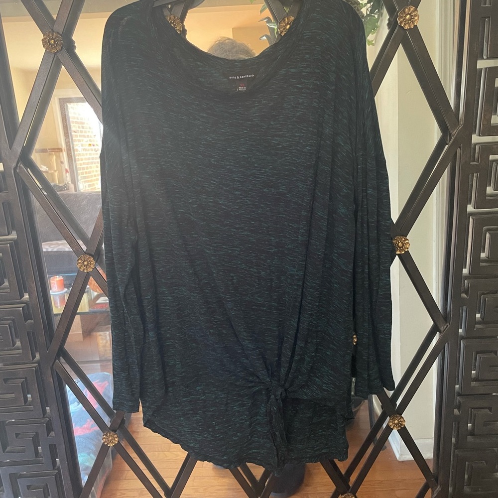 Green and black Rock and Republic shirt